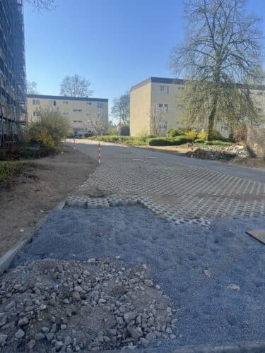 Erneuerung Feuerwehrzufahrt in Hilden!