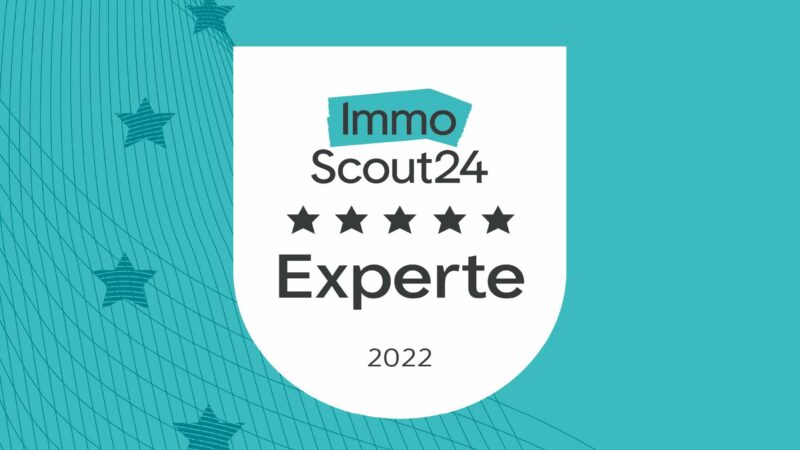 Auszeichnung: ImmoScout24 Experte